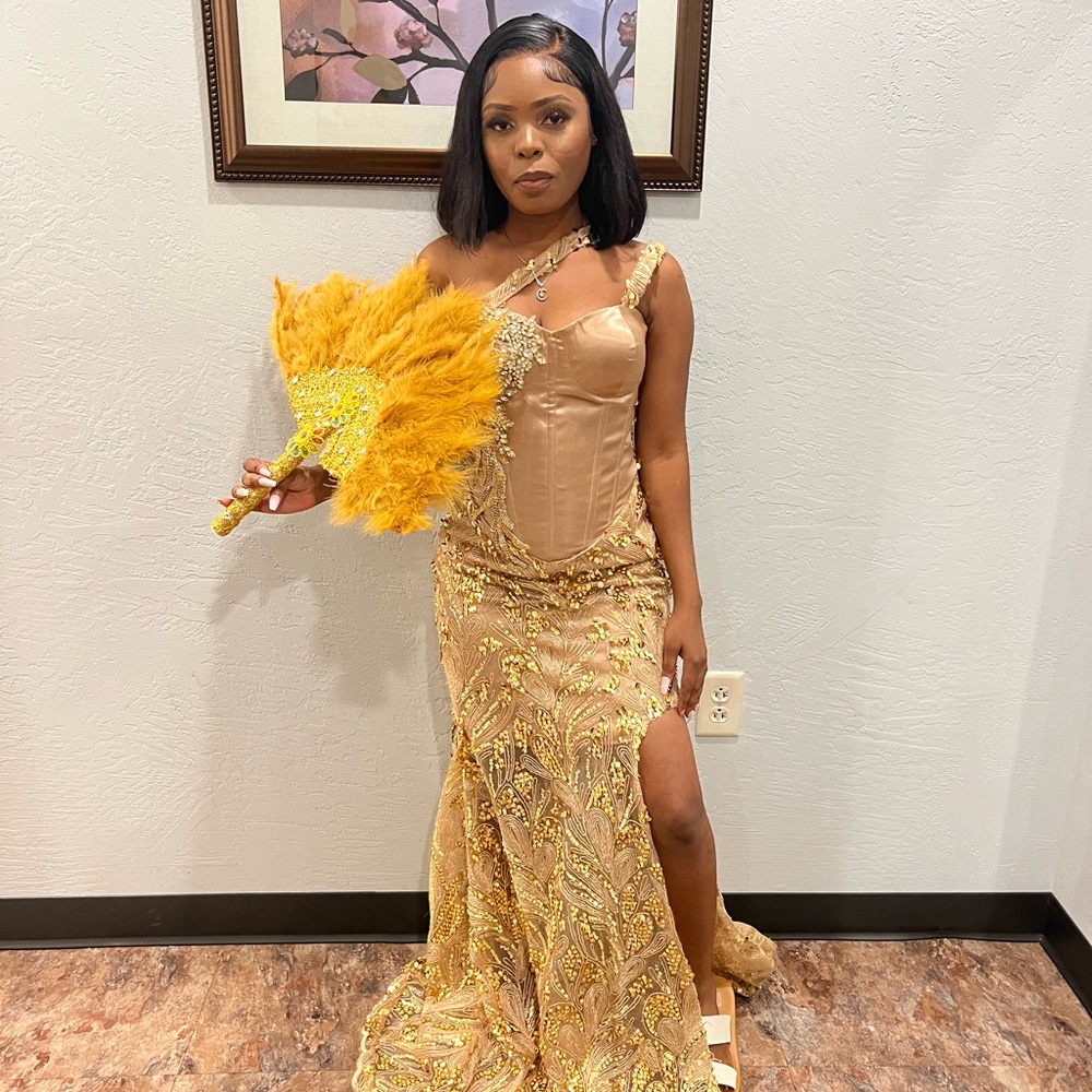 Golden party Dress